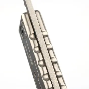 DC53 stål razor folde kniv titanium håndtag udendørs utility lomme Knive EDC håndværktøj HRC62