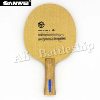 SANWEI HC6S Hinoki Carbon Bordtennis Blade/ ping pong blade/ bordtennis bat