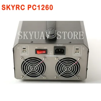 SKYRC PC1260 Dual Channel 12S Lithium Batteri Oplader 1260W 12A for Landbrugs-uav-batteriet er CE-FC ROHS-certificering