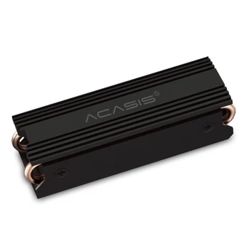 Acasis M. 2 ssd-Drev Køligere Heatsink for Desktop PC Aluminiumslegering Kobber 2280 SSD Radiator Cooling Pad