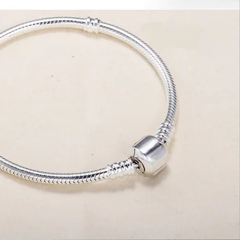 S925 Sterling Sølv Armbånd til Kvinder Slange Knogle Kæde Naturlige Pulseras De Plata De Bijoux Sølv 925 Sølv Armbånd Smykker