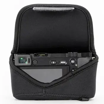 Neopren Kamera Case Taske til Sony A6400 A6500 A6300 A6000 A6100 A6600 med 16-50mm objektiv Panasonic Lumix DMC-LX100