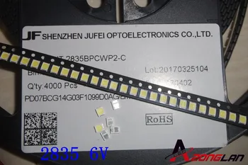 200PCS JUFEI LED-Baggrundslys Lys Perler 1210 3528 2835 1W 6V 96LM kold hvid LCD-Baggrundslys-TV Lys Perler 01.JT.2835BPWS2-C