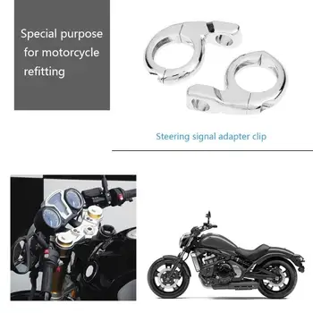 2stk Motorcykel blinklys Håndtaget Spænde Styret Spejl 8mm 10mm Adapter-Mount Klemme til Honda for Yamaha Kawasaki ATV