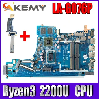 AKemy Til HP 15-DB 15-DX-Serien Laptop Bundkort Med Ryzen3 2200U CPU EPV51 LA-G076P L20668-601 L20668-001 Testet