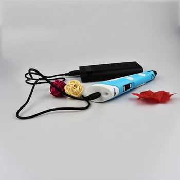 3D-Pen Justerbar Hastighed og Temperatur 3D-print-pen på 1,75 mm PLA Smart 3d-tegning penne med en Glødelampe, LED Display for Børn gaver