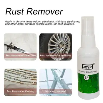 50 ML Bil Rust Remover Renere Bil Maling Hjul jernpulver Derusting Værktøjer Rengøring Vedligeholdelse Anti-rust Smøremiddel JXYP-18