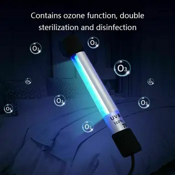 Bærbare UVC-Sterilisation Stick Desinfektion Stang Rejser UV Sterilisator Sanitizer Lys UV-Lampe Air Dræbe Mider Cocina Hjem