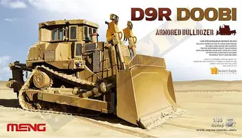 Meng SS-002 1/35 Isreali D9R Doobi Pansrede bulldozer Vise Collectible Toy Plast Samling Model Kit