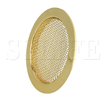 Guld Legering Screenet Lyd Hul Cover 6 cm Dia for Resonator Fordoble Guitar