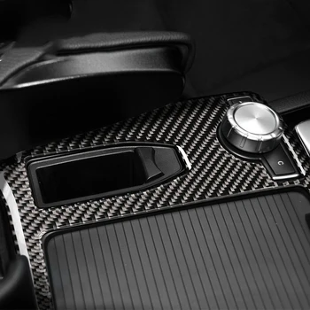 RHD boligindretning moulding Carbon Fiber Central Kontrolpanel decal Klistermærker Til Mercedes W204 2007-2013 W212 2010-2012