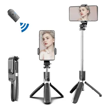 SHZONS Stativ Selfie Stick Bluetooth-Stativ Håndholdte Bærbare Selfie Artefakt, der Understøtter Bluetooth-5.0 Og Derover