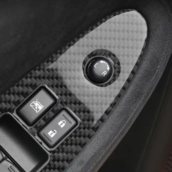 Døren Vindue Lift Control Panel Cover Sticker Til Nissan 370Z Z34 2009-På Basic Edition Ændret Indvendige Bil Tilbehør