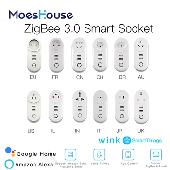 ZigBee 3.0 Smart Stik Stik 2 USB-Interface Ekstern Voice Control Arbejde med SmartThings Blink Echo Plus og Mest Zigbee-Hub