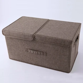 Sammenklappelig opbevaringsboks Anti-mug Arrangørerne Store Kasser til opbevaring af Tøj, Tæpper organizador Zippe box