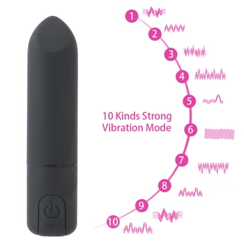 10 Hastigheder Læift Mini Vibratorer Bullet Vibrator Kraftfuld G-spot Massager Sex Legetøj til Kvinder Klitoris Stimulator-Anal Dildo