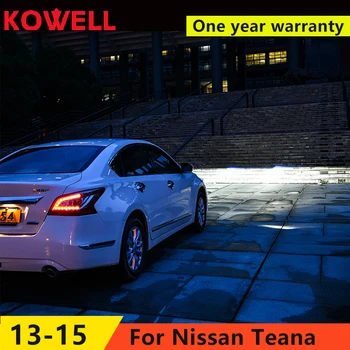 KOWELL Bil Styling til Nissan Teana forlygter 2013-2016 Teana led forlygte led kørelys H7 hid Q5 Bi-Xenon-Optik lav beam