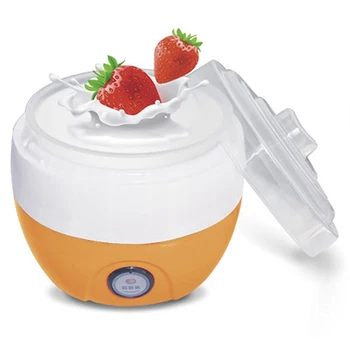 El-automatik Yoghurt Maker Machine Yoghurt Diy Af Plast Beholder Køkken Apparat EU Stik