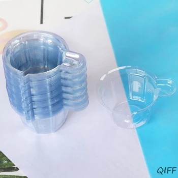 Crystal DIY Udlevering Cup Plast Blande Pigment Disponibel Farve Toning Kopper