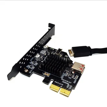 H1111Z Tilføje På Kort PCI Express 3.0 USB 3.1 PCI-E Kort, PCIE USB Adapter Raiser TYPE-E USB3.1 Gen2 10Gbps + USB2.0 Udvidelseskort