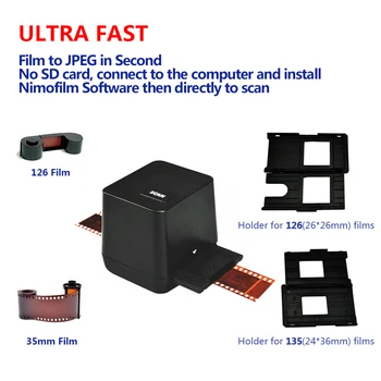 17.9 Mega Pixels Driver Gratis USB-35mm Negativ Film Scanner 135 Dias og Film Converter 17.9 MP135 Film Scanner Foto Scanner