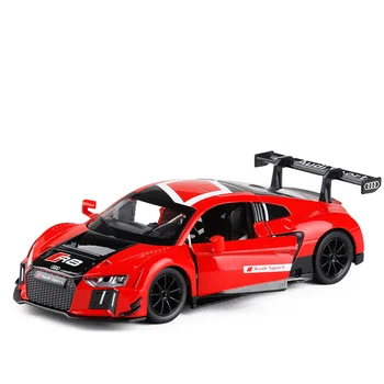 1:24 R8 legetøjsbiler Model Legering Trække sig Tilbage Børns Legetøj Ægte Licens Samling Gave racing bik Akusto-Optisk Bil Kids