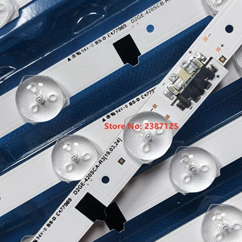 Nye 14PCS LED-Baggrundsbelysning Strip for Samsung UE42F5300 UE42F5030 UE42F5700 D2GE-420SCB-R3 D2GE-420SCA-R3 2013SVS42F CY-HF420BGAV1H