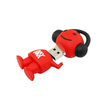 USB-Flash-Drev Red Musik Dreng FM-USB-Disk Memory Stick 4GB, 8GB, 16GB, 32GB, 64GB 128GB 256GB Pendrive Pen-Drev Mini Cle USB-Gave
