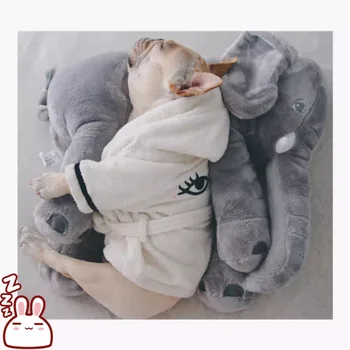Søde Elefant Pude Barn Baby Dyr Blød Blød Elefant Baby Pude Hund Toy Hvalp Kort Plys Hunden Sove Toy Produkter