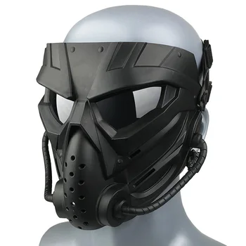 Aftagelig Motorcykel Taktiske Ansigt Beskyttelsesbriller, Maske Moto Vind støvtæt Racing Cykel-Hjelm, Beskyttelsesbriller, Maske Anti-UV