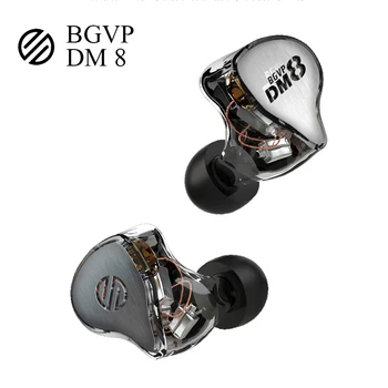 BGVP DM8 Knowles statens serum institut Afbalanceret 8BA Hybrid I EarI Overvåge, Musik, Hifi Headset Aftagelig Lyd Mmcx Kabel-Hovedtelefon Hovedtelefoner
