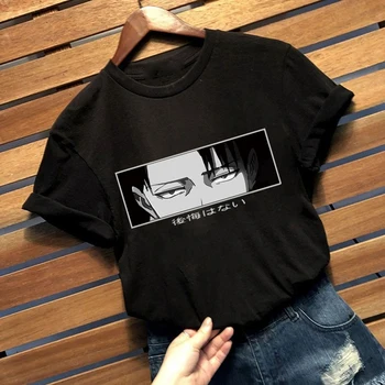2021 Angreb på Titan Øjne Animationsfilm T-shirt med Korte Ærmer til Kvinder