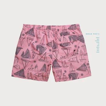 Hot Mænds Pink Print Board Shorts Hurtig Tør Beach Shorts Gay-Surfing Beach Bermuda Bukser XXL Svømme Korte Mænd Boardshorts