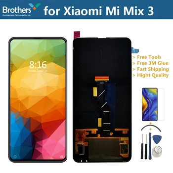 LCD-Skærmen For Xiaomi Mi Mix 3 LCD-Skærm Touch screen Digitizer til Xiaomi Mix 3 LCD-Forsamling Mix 3 Telefon Udskiftning 6.39