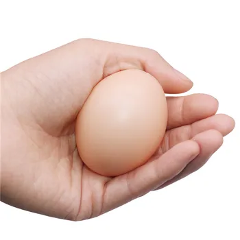 20 stk Fjerkræ Serie Plast Falske æg 55*43mm Høns klække reden æg legetøj til Børn Farm Animal Bure, Tilbehør DIY maleri