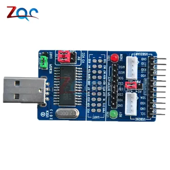 ALLE I 1 CH341A til USB-I2C, SPI IIC UART TTL ISP Seriel Adapter Modul EPP/MEM Converter For Seriel Børste Debugging RS232 RS485