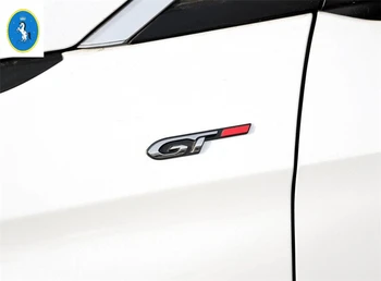 Yimaautotrims Auto Tilbehør Logo Dække Badge Bil Krop Logo Klistermærke Trim Fit For Peugeot 3008 GT / 5008 GT ABS