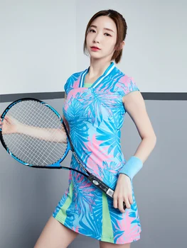 Foråret og Sommeren Nye Badminton Bære Kjole, der Passer Sportstøj Sports Kjole Slim Quick-tørring Tennis Kjole