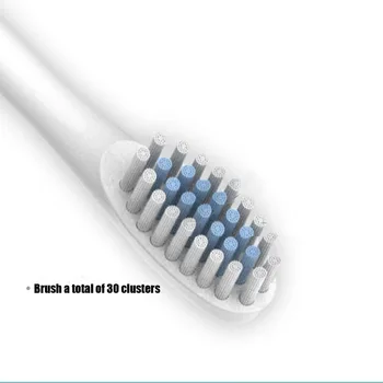 Sonic elektrisk tandbørste USB-opladning, vibrationer blød pels, der kan Udskiftes af tandbørste hoved Voksen par GG225