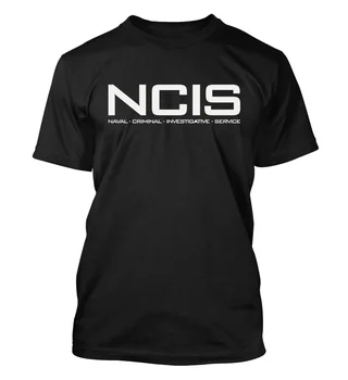 NCIS Logo T-shirt Naval Criminal Investigative Service-Tv-Show Fan t-Shirts Herre Cool T-Shirt