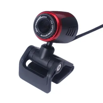 USB2.0 HD-Webcam-Kamera, Web Cam Med Mikrofon Til Computeren, PC, Bærbar Digital HD-Video Kamera Praktisk Kamera