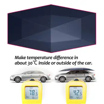 Bærbare Fjernbetjeningen Automatisk Bil Dække Telt Vandtæt Auto Bil Dækker Folde Paraply Tag Parasol Solens UV-Beskyttelse