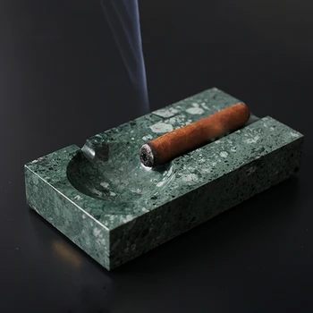 Konkrete double slot askebæger silica gel skimmel cement cigar askebæger skimmel
