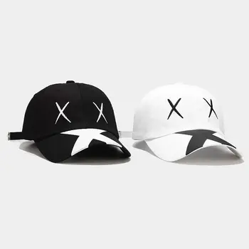 Ny Mode Broderi Bomuld Baseball Cap Gorras De Smarte X Logo Cap Til Mænd, Kvinder, Teenagere, Hip Hop Kpop Cap