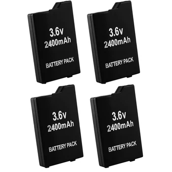 4stk/masse 2400mAh Batteri til Sony PSP2000 PSP3000 PSP 2000 3000 PSP-S360 Gamepad til PlayStation Portable Controller