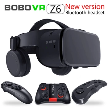 2020 Nyeste Bobo vr Z6 VR briller Trådløse Bluetooth Hovedtelefoner VR briller Android IOS Eksterne Virkelighed VR 3D-pap-Briller
