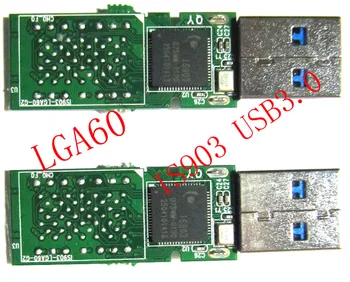 Bedste Kvalitet USB-FLASH-DREV PCBA, LGA60 / LGA52 Dual Puder, IS903 Controller USB3.0 PCBA med Sager, DIY KITS UFD