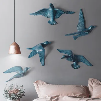 Kreative Asfull 3D Harpiks fugl boligindretning, indretning og wall stickers dekoration Møbler fredsdue for Europæiske mascot