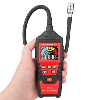 Analyzer Brandfarlige Placering emme Meter gaslækage Detektor Port Brandfarlige Med Alarm Mode HABOTEST HT601 Opgraderet Version