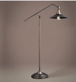Amerikanske Landskab Vintage Loft Stil, Personlighed Lange Arm Gulvlampe Undersøgelse Værelse Foyer Bedroon-Gulvtæppe Lys